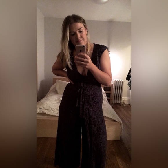 UO Kimchi Blue Printed Wrap Jumpsuit - Picture 8 of 8